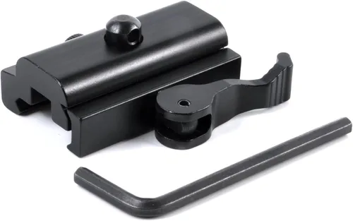 QD Portafusil con Liberación Rápida, Adaptador de Montura de Bípode con Bloqueo de Cámara para Riel Picatinny Weaver