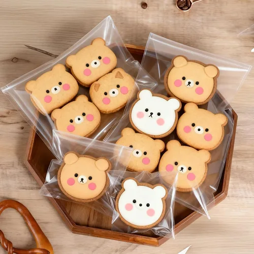 Miniatura 4 de Bolsas de celofán autosellantes de 4 x 6 pulgadas, 200 bolsas de plástico transparente autoadhesivas para galletas con sello, bolsas individuales