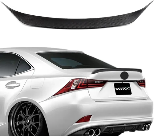 Miniatura 11 de SCITOO Spoiler Wing GT Style Universal 52" ABS Brillante Carbono Aspecto Trasero Alerón Alerón