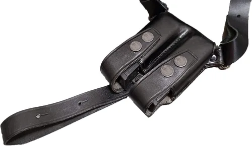 Miniatura 2 de Funda de hombro horizontal de cuero para COLT 1911 Negro