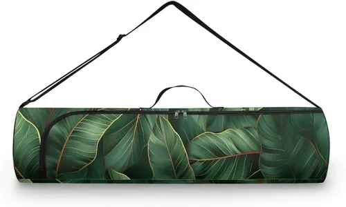 Miniatura 31 de Bolsa para esterilla de yoga para mujeres y hombres, con cremallera completa, bolsa de transporte para esterilla de yoga para clase de entrenamiento