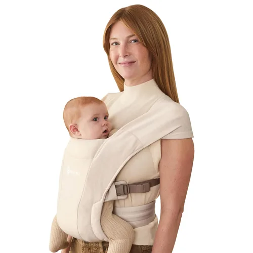 Miniatura 9 de Ergobaby Embrace Portabebés para Recién Nacidos hasta Niños Pequeños - Portabebés Ergonómicos Ligeros - Esenciales Acogedores (7-25 Libras), Tejido