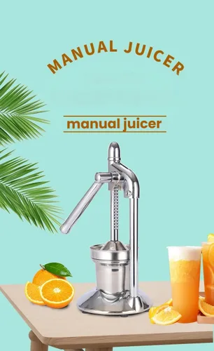 Miniatura 2 de Exprimidor de hierro fundido, prensa manual de hierro fundido, extractor de jugo de prensa manual resistente para jugo de naranja de limonada Style-B