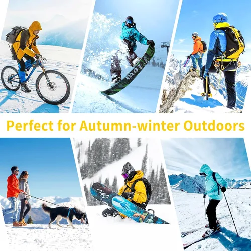 Miniatura 34 de Joyoldelf Máscara de esquí para hombres y mujeres, pasamontañas, máscara facial completa de invierno, máscara deportiva transpirable