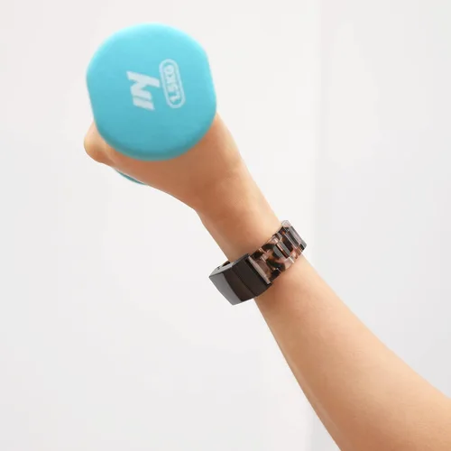 Miniatura 4 de Wongeto Bandas de resina compatibles con Fitbit Charge 4 / Charge 3, accesorio de muñeca de repuesto con hebilla de oro rosa, correas de fitness