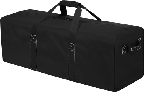 Bolsa de lona grande de 36 pulgadas para viajes, bolsa de lona extra grande resistente de 100 litros con 2 asas laterales, bolsa de almacenamiento