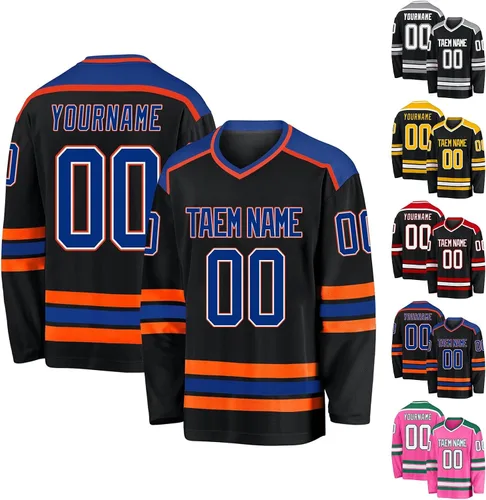 Miniatura 22 de Camisetas de hockey personalizadas para niños y niñas, camiseta de hockey personalizada para niños, regalos de hockey personalizados