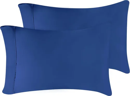 Miniatura 5 de Superior MO300SDPC SLBK, Fundas de almohada de algodón de 300 hilos con cierre de sobre, estándar, color negro, 2 piezas