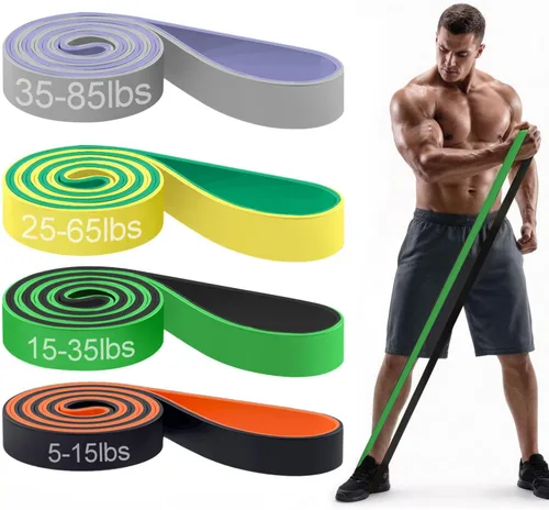 Miniatura 17 de Pull Up Bands, Resistance Bands Set, Exercise Workout Bands for Men & Women, Ideal for Body Stretching, Physical Therapy and Muscle Training