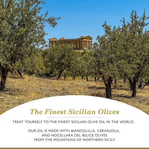 Miniatura 8 de Frantoia Aceite de oliva virgen extra de Italia – Aceite de oliva siciliano auténtico con fruta, sin filtrar, extraído en frío, aceite de oliva