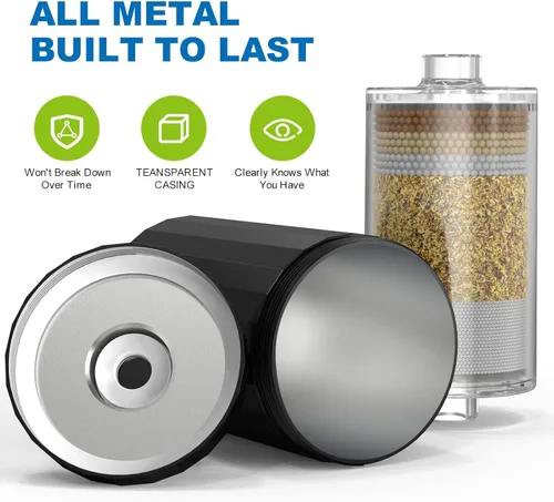 Miniatura 3 de All Metal - Filtro de ducha KDF 55 con vitamina C E y A para agua dura, filtros de agua universales de alta presión para reducir productos químicos