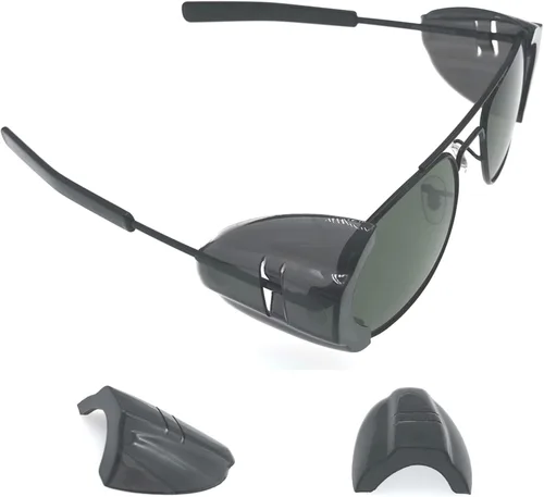 Miniatura 2 de Protectores laterales para gafas, protectores laterales deslizables, tamaño L se adapta a marcos de gafas medianos a grandes, tamaño M se adapta a