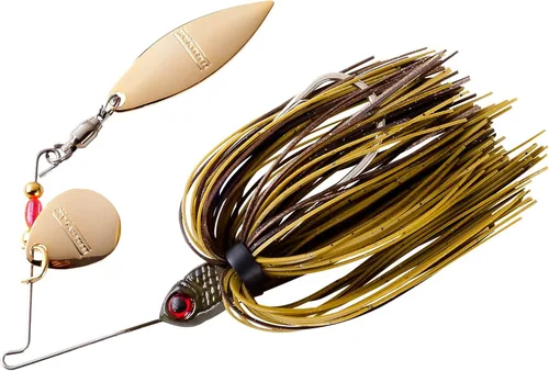 Miniatura 20 de Booyah Pond Magic Señuelo de pesca de róbalo con hoja giratoria para aguas pequeñas Alpine