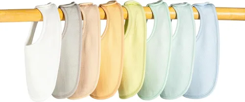 Miniatura 6 de Tiny Twinkle Baby Feeding Bibs - Waterproof and Absorbent Infant Drool and Feeding Baby Bibs Boy Macaron 8