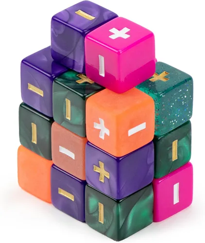 Miniatura 3 de Deluxe Fudge Dice Mystical Starter Set con bolsa - Juego de 20 dados