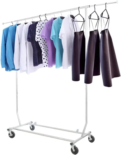 Miniatura 3 de ForHauz hg-1130-cr-single Cr-Single Comercial Ajustable Estante de ropa individual