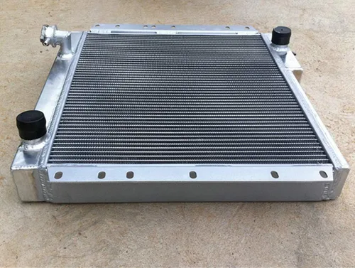 Miniatura 9 de Radiador de aluminio de 3 filas + ventilador para Toyota Land Cruiser FJ40 FJ45 Gasolina MT 1970-1980 1971 1972 1973