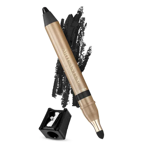 Miniatura 11 de Artisan L'uxe Beauty Velvet Jumbo Delineador de ojos verde oliva con afilador gratuito Maquillaje mezclable para ojos ahumados – Delineador