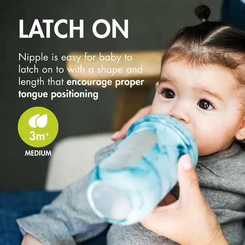 Miniatura 5 de Boon Nursh Bottles - Los biberones de silicona ayudan a aliviar los síntomas de los cólicos, fórmula y leche materna solo al tacto de silicona