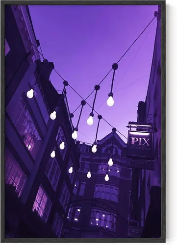 Miniatura 13 de HAUS AND HUES Arte de pared morado - Pósteres estéticos para habitación, decoración de pared morada para dormitorio, pósteres estéticos para Turvy