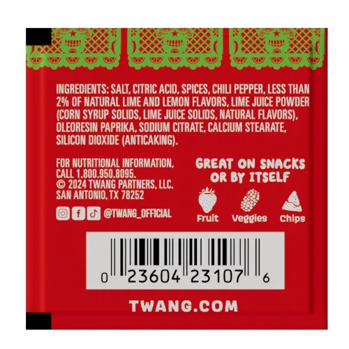 Miniatura 2 de Twang erz Snack Topping, Chile Lime, paquetes de 0.04 oz (paquete de 200)