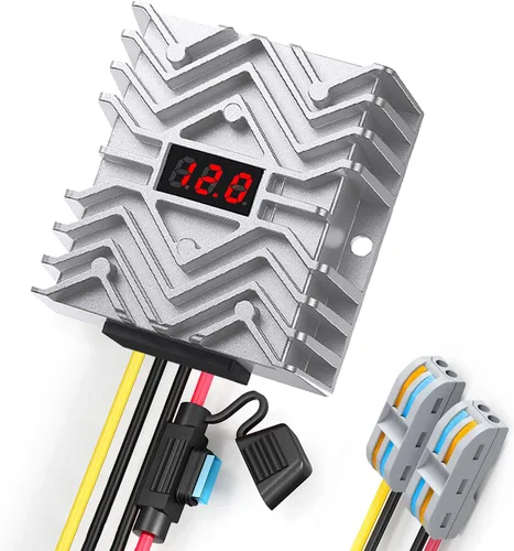 Miniatura 8 de Estabilizador de voltaje para automóvil, regulador de voltaje resistente de 12 V, 4 A, 48 W, protector de sobretensiones para batería de automóvil