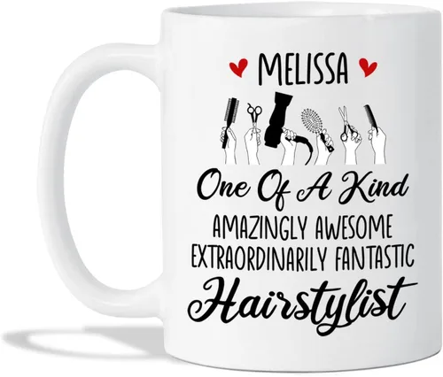 Miniatura 9 de Taza de peluquería, taza de café para peluquería, taza de café personalizada para estilista, taza con nombre personalizado Becomes A Hairstylist