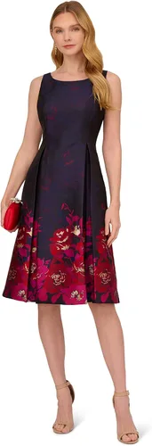 Miniatura 4 de Adrianna Papell Vestido Jacquard Border para mujer