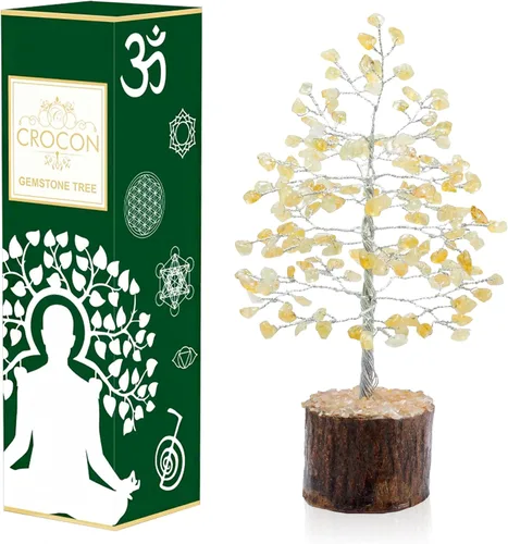 Miniatura 9 de Crocon® Bonsái de árbol de cristal curativo de cornalina, decoración de escritorio para mujer, decoración de habitación y oficina, regalo