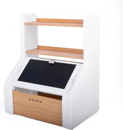 Miniatura 9 de Step2 Harmony Caja de Almacenamiento de Juguetes, Contenedor de Almacenamiento de Juguetes para Niños con Tapa de Pizarra, Caballete y Organizador