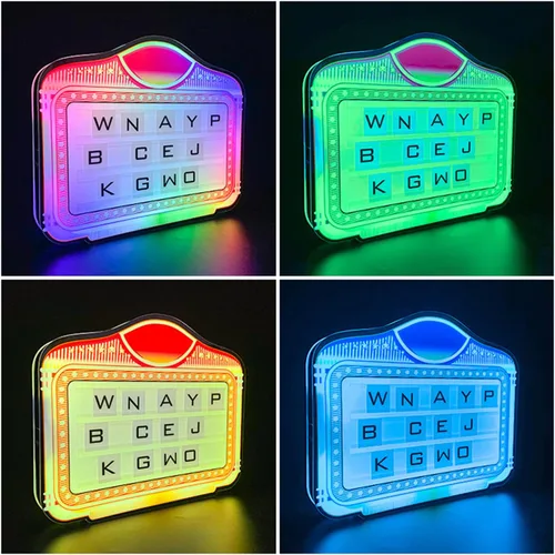 Miniatura 6 de Letrero de servicio de botellas, presentador de botellas para club nocturno, letrero de luces de servicio de botellas con 4 letras y 1 número