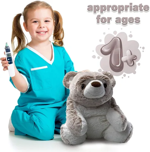 Miniatura 7 de GUND Kobie - Oso de peluche de peluche, grande y tierno, para niños, niñas, niños pequeños, bronceado/marrón/blanco, 10 pulgadas