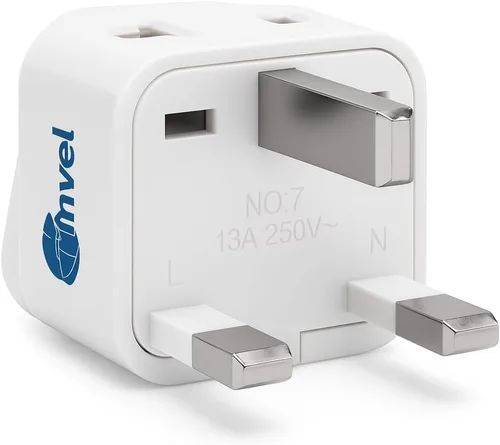 Miniatura 14 de Adaptador de corriente universal internacional convertidor de punta de enchufe - Convertir Europa, EU/UK/CN/AU a Estados Unidos - Ideal