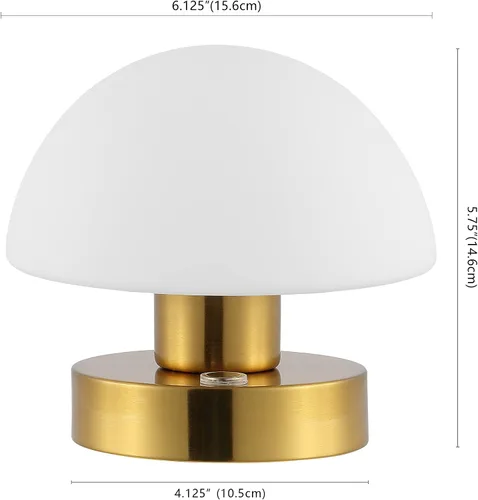 Miniatura 3 de JONATHAN Y JYL7113B Zoe - Lámpara de mesa LED integrada recargable de hierro moderna minimalista de 5.75 pulgadas, lámpara de mesa de noche
