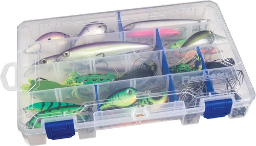 Miniatura 5 de Flambeau Outdoors 4007 Tuff Tainer, caja de bandeja de aparejos de pesca, incluye [12] divisores Zerust, 24 compartimentos