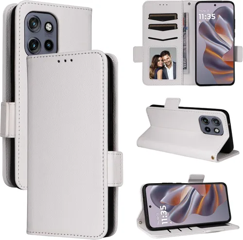 Miniatura 281 de Funda de piel sintética compatible con Motorola Moto E22 4G, funda de piel sintética compatible con Motorola Moto E22i 4G, color negro