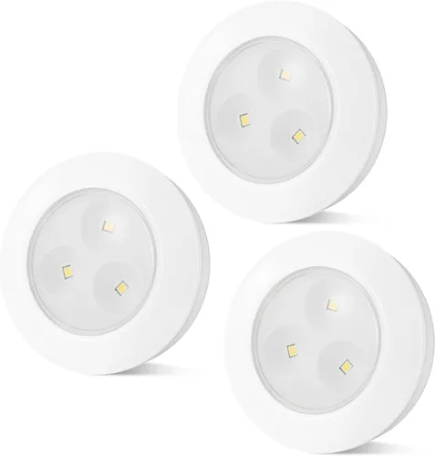 Miniatura 10 de BIGMONAT Luz LED para Debajo del Gabinete, Luces de Barra LED RGB de Cambio de Colores Operadas con Batería con Control Remoto, Luces LED Multicolor
