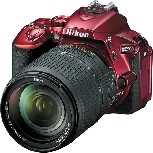 Miniatura 10 de Kit de cámara digital Nikon D5500 con 18-55 mm y 70-300 mm - Negro