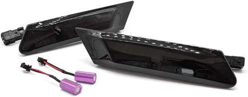 Miniatura 5 de 2 piezas de kit de luz de lámpara de marcador lateral LED dinámico secuencial parpadeante para Porsche Carrera 2005-2013 para Boxster 987 2005-2012