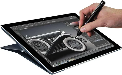 Miniatura 4 de Lápiz digital activo de punta fina, color negro, compatible con laptop HP ProBook 450 G9 de 15.6 pulgadas FHD