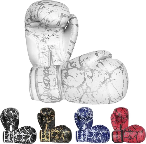 Miniatura 8 de Athllete Boxistar - Guantes de boxeo para hombre y mujer, de 8 a 16 onzas con acolchado óptimo