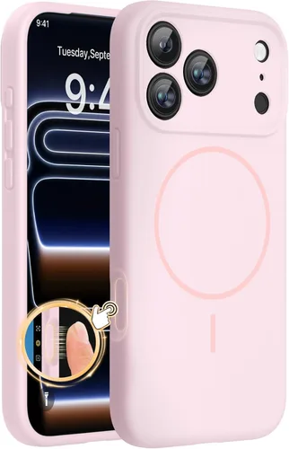 Miniatura 67 de Miracase Funda diseñada para iPhone 13, con protector de pantalla de vidrio templado, forro de microfibra suave antiarañazos, funda de goma