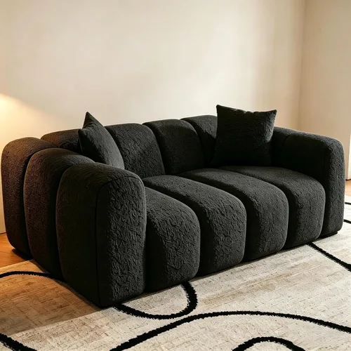 Miniatura 17 de Sofá seccional modular de 108" — Sofá nube de gran tamaño con chaise en forma de L, seccional modular tapizado de 3 asientos para sala de estar