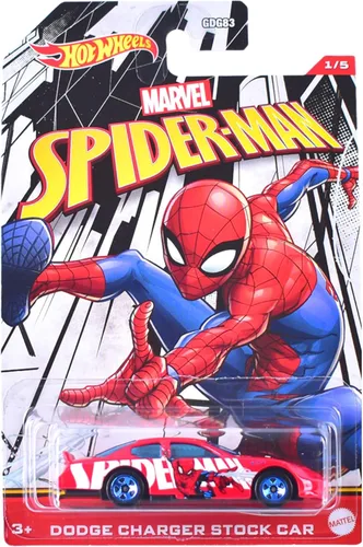 Hot Wheels Marvel Spider-Man (1/5 Spider-Man Dodge Charger Stock Car)