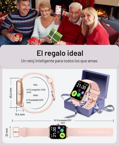 Miniatura 7 de Relojes inteligentes para hombres (Android y iPhones), 1.85 pulgadas HD Alexa incorporado Smart Wacth con monitor de frecuencia cardíaca, rastreador