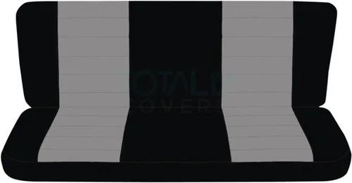 Miniatura 9 de Totally Covers Compatible con fundas de asiento de camión de dos tonos Ford F-150 Super Cab 1997-2003 (banco dividido trasero 40/60): negro y azul