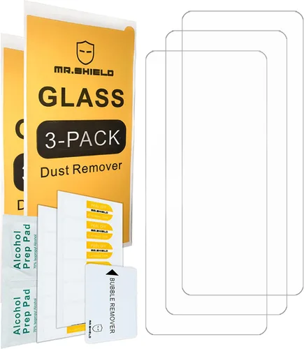 Miniatura 2 de Mr.Shield [Paquete de 3] Protector de pantalla para ASUS Zenfone 10 [vidrio templado] [Vidrio japonés con dureza 9H] Protector de pantalla