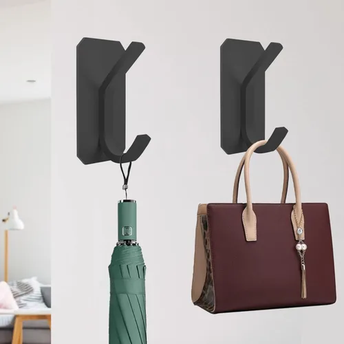 Miniatura 6 de HUFEEOH Juego de Accesorios de Baño Adhesivos, Juego de Ferretería de Baño de 6 Piezas Toalleros para Baño Montados en la Pared Juego de Barras