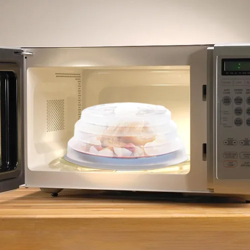 Miniatura 5 de Cubierta de microondas para alimentos, cubierta de silicona para salpicaduras de microondas, aptas para lavavajillas, fundas para microondas
