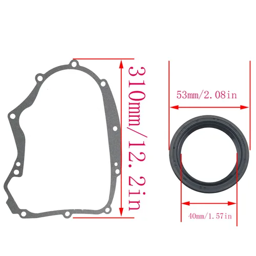 Miniatura 2 de CHENJIN 594195 Junta del cárter y accesorios del sello de aceite 795387 para motores de gasolina pequeños, modelo de reemplazo 591911 273488 690945